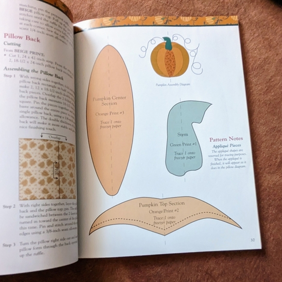 2006 ThimbleBerries Quilting For Harvest Soft Cover Illustrated Book - Picture 7 of 12